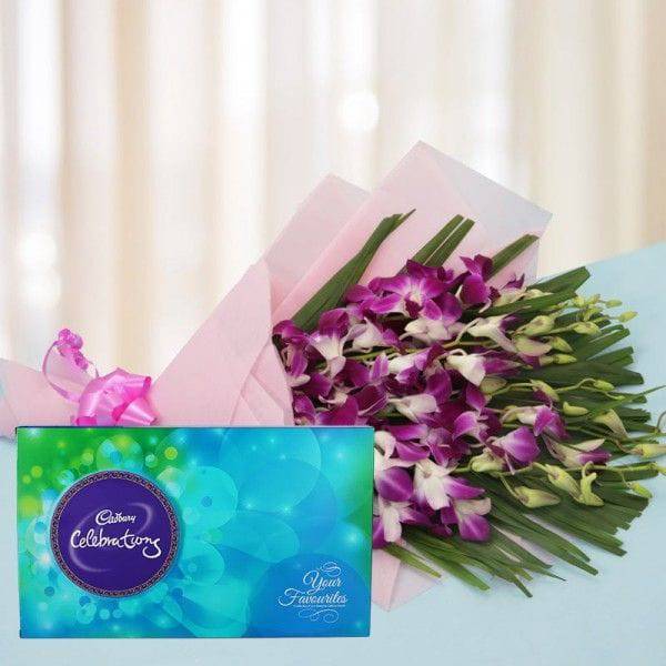 Orchids Celebrations - YuvaFlowers