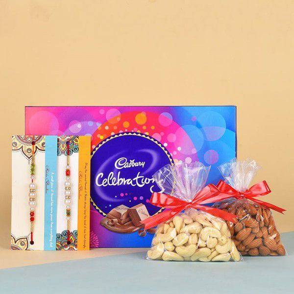 Overly Sweet Rakhi Hamper - YuvaFlowers