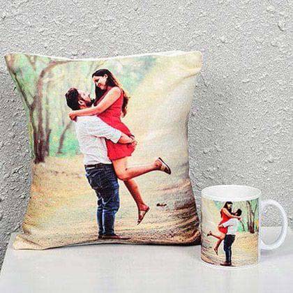 Personalized Cushion with Me - YuvaFlowers