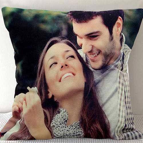 Personalized Picture Cushion - YuvaFlowers