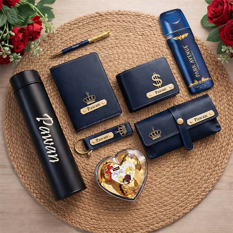 Personalized Premium Men’s Gift Hamper with Park Avenue Perfume & Accessories