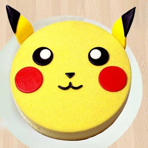 Pikachu cartoon Cake - YuvaFlowers