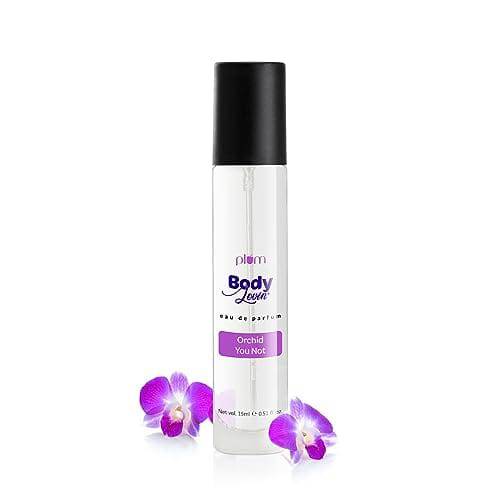 Plum BodyLovin' Vanilla Vibes Perfume | Long Lasting & Premium Warm Vanilla Fragrance | Luxury Perfume For Women | Sweet, Warm & Irresistible Notes of Vanilla | Travel-Friendly | High On Fun (15 ml) - YuvaFlowers