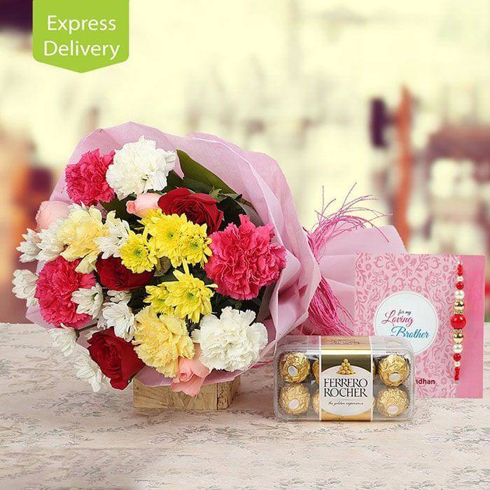 Rakhi Chocolicious Love - YuvaFlowers