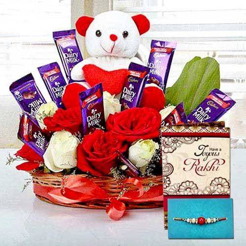 Rakhi Special Surprise Arrangement - YuvaFlowers