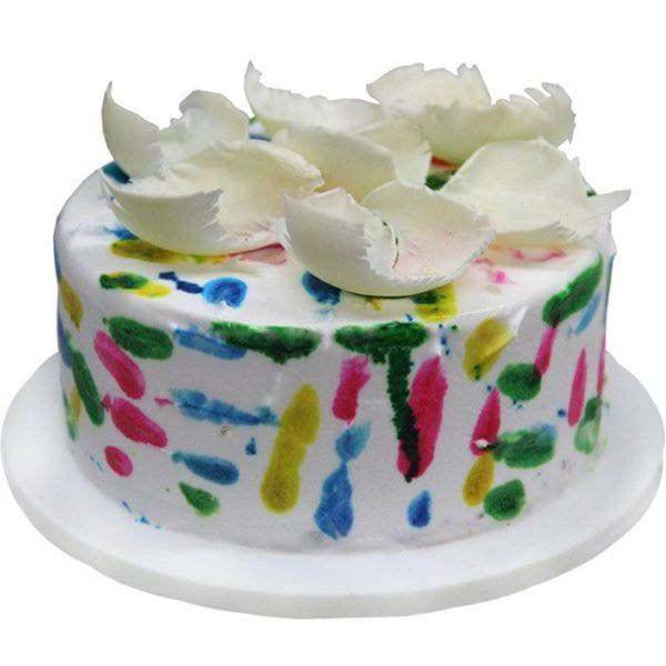 Rangoli Holi Special 1 kg Pineapple cake - YuvaFlowers