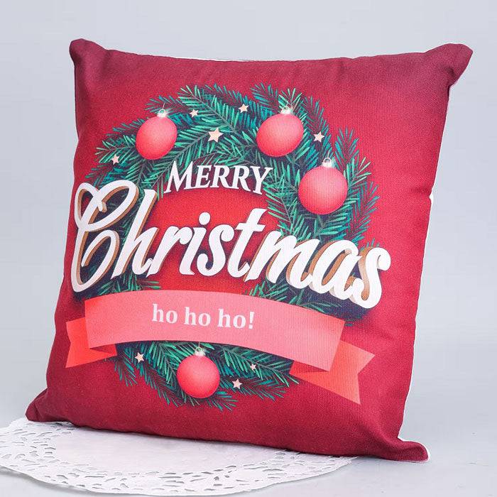 Red Christmas Cushion - YuvaFlowers