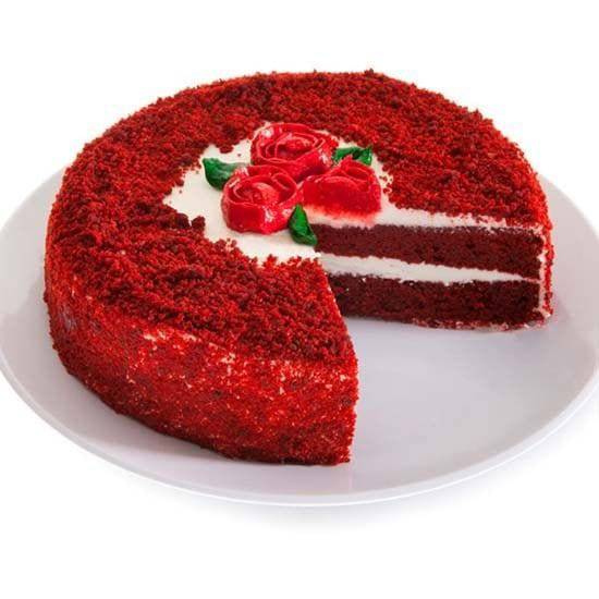 Red Velvet Cake Half Kg - YuvaFlowers