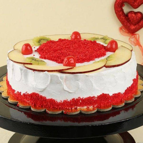 Red Velvet Fruit  Cake Online Gift Delivery