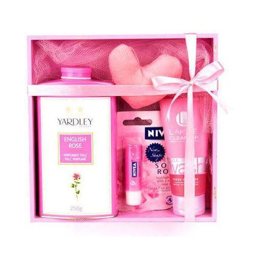 Refreshing Pink Hamper - YuvaFlowers