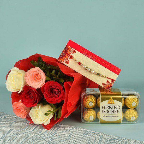 Refreshing Rakhi Hamper - YuvaFlowers