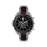 Round Studded Dial Metalic Bracelet Chain Strap Analogue Wrist Watch for Men and Boys - YuvaFlowers