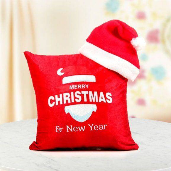 Santa Special Cushion - YuvaFlowers