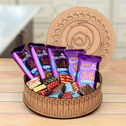 Silk Oreo and Handmade Chocolates Box - YuvaFlowers