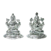 Silver Laxmi Ganesh - YuvaFlowers