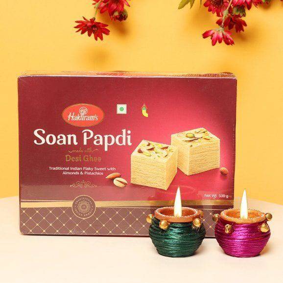 Soan Diya Diwali Combo - YuvaFlowers