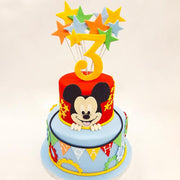 Stars Choco Fondant Cake