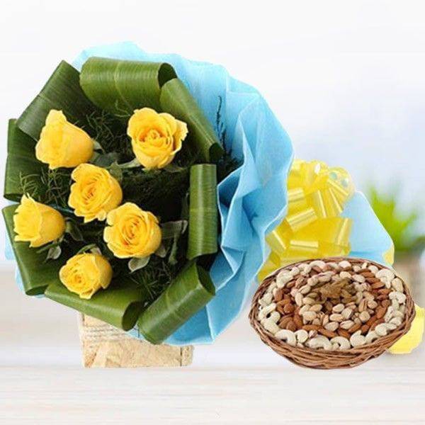 Symbol Of Friendship Gift Hamper - YuvaFlowers