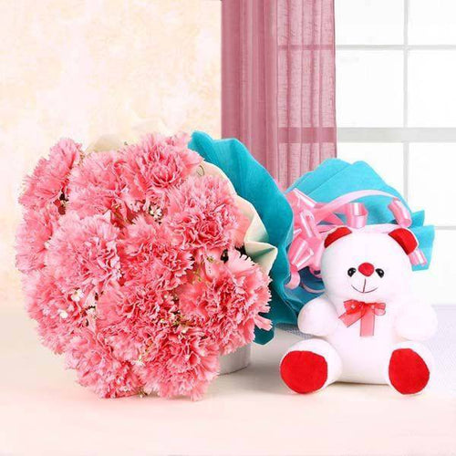 Teddy Blossoms Online Gift Delivery