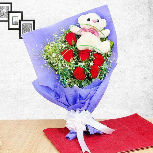 Teddy in Bunch Online Gift Delivery