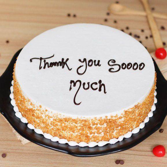 Thank you cake - YuvaFlowers