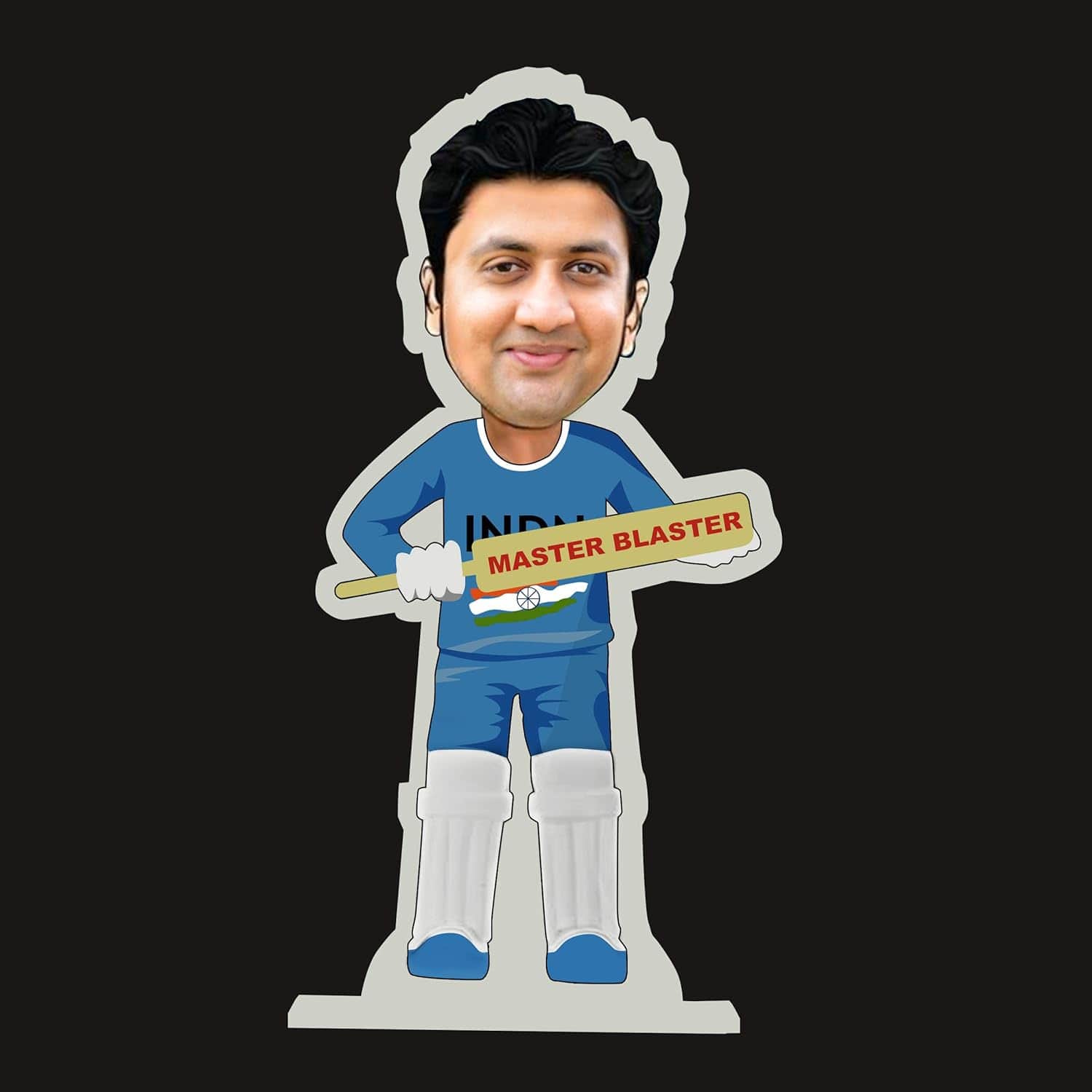 The Next Tendulkar Caricature Standee | Photo Standee | Best Gift for Cricket Lovers | Birthday Gift for Boys & Men - YuvaFlowers