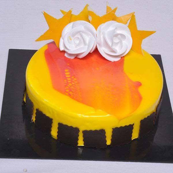 The Sunrise Cake Vanilla Flavour 1 kg - YuvaFlowers