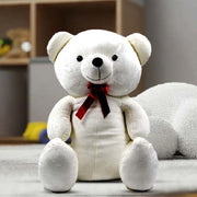 3 Ft Red Bow Soft Teddy Bear - YuvaFlowers