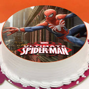 Ultimate Spiderman Cake - YuvaFlowers