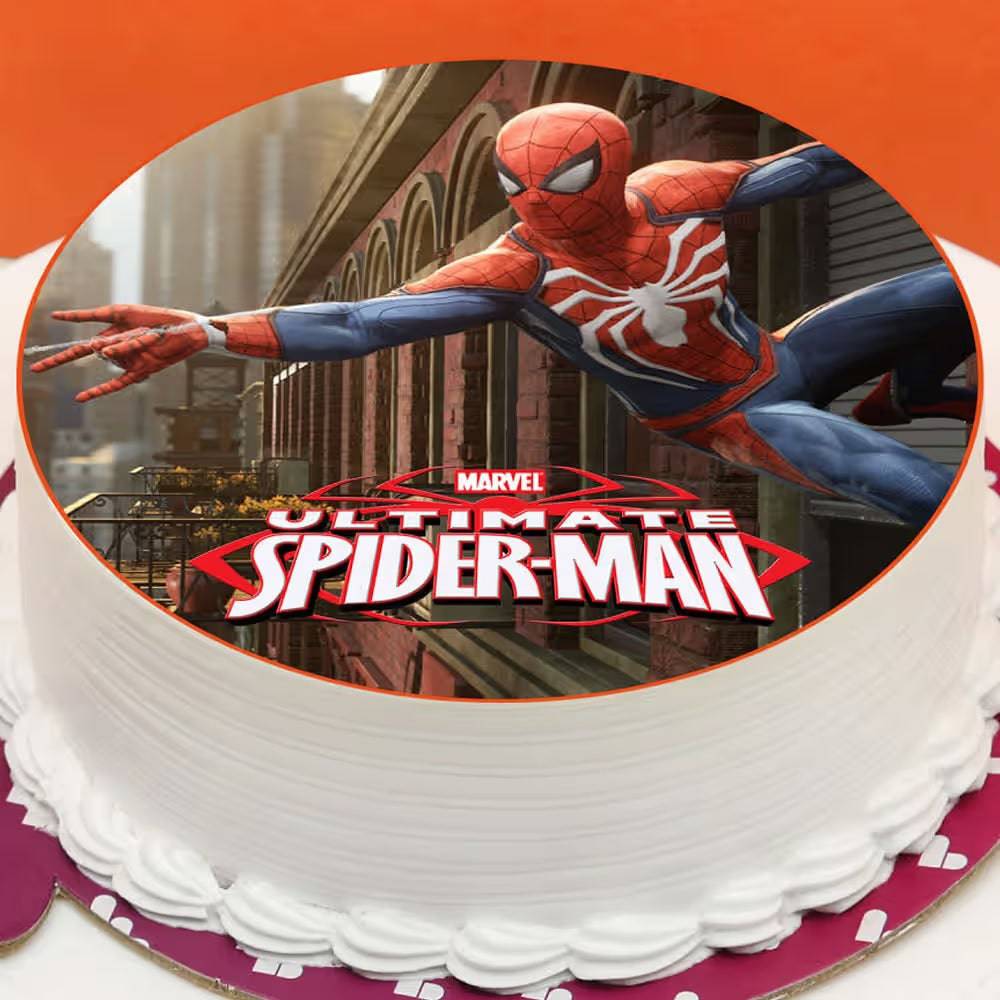 Ultimate Spiderman Cake - YuvaFlowers