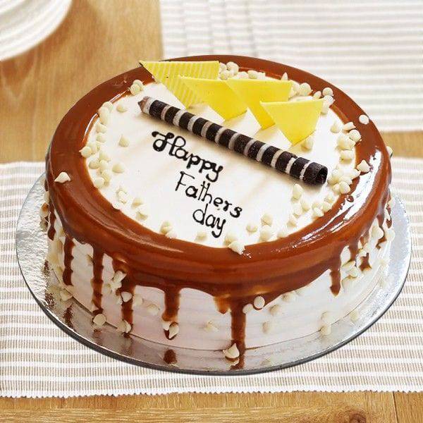 Vanilla Cake For Dad - YuvaFlowers