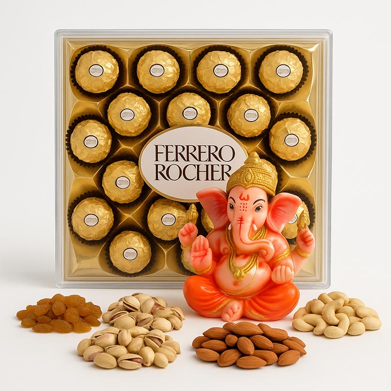 Variety of Delectables with Ganesha