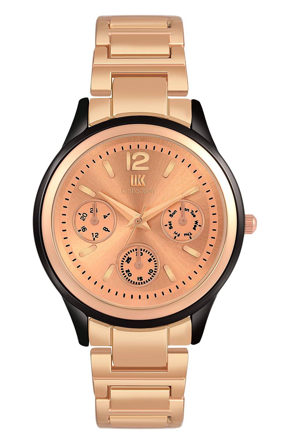 Watches for Women Stainless Steel Chain & Diamond Studded Dial Ladies Watch - Water Resistant Womens Watches - YuvaFlowers