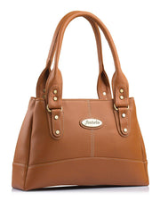 Women's Catlin Faux Leather Handbag (Large) - YuvaFlowers