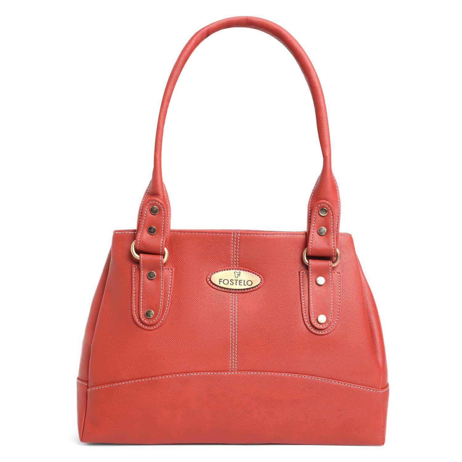 Women's Catlin Faux Leather Handbag (Large) - YuvaFlowers