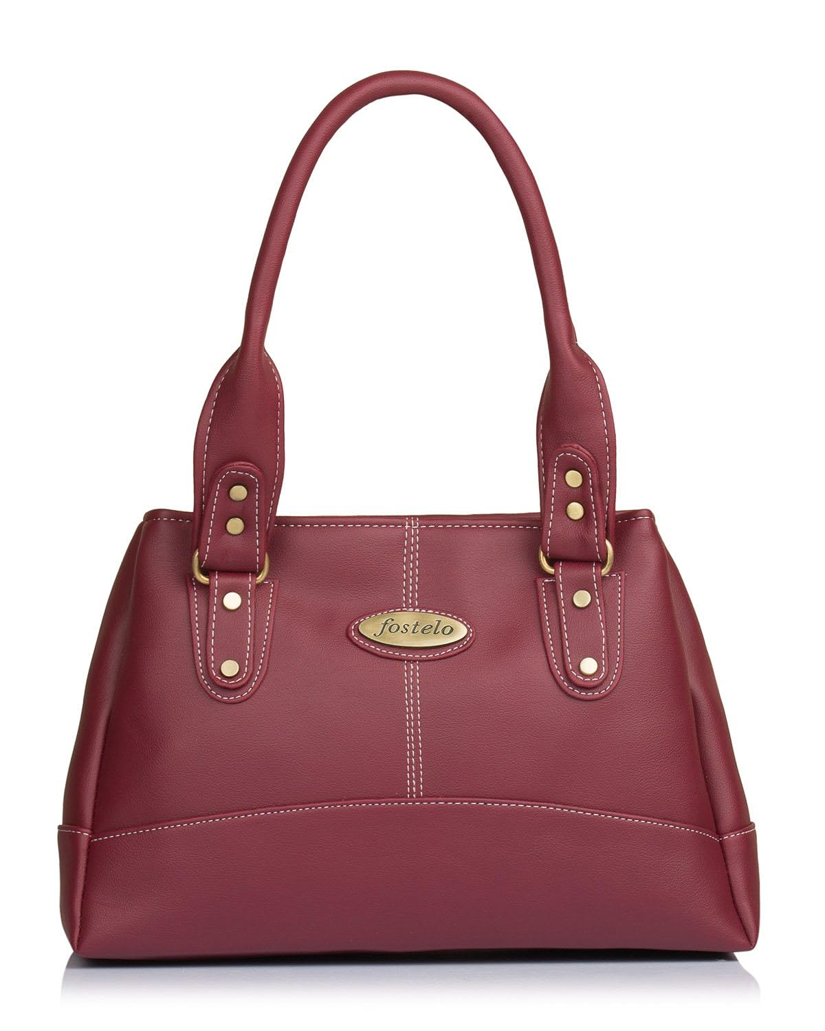 Women's Catlin Faux Leather Handbag (Large) - YuvaFlowers