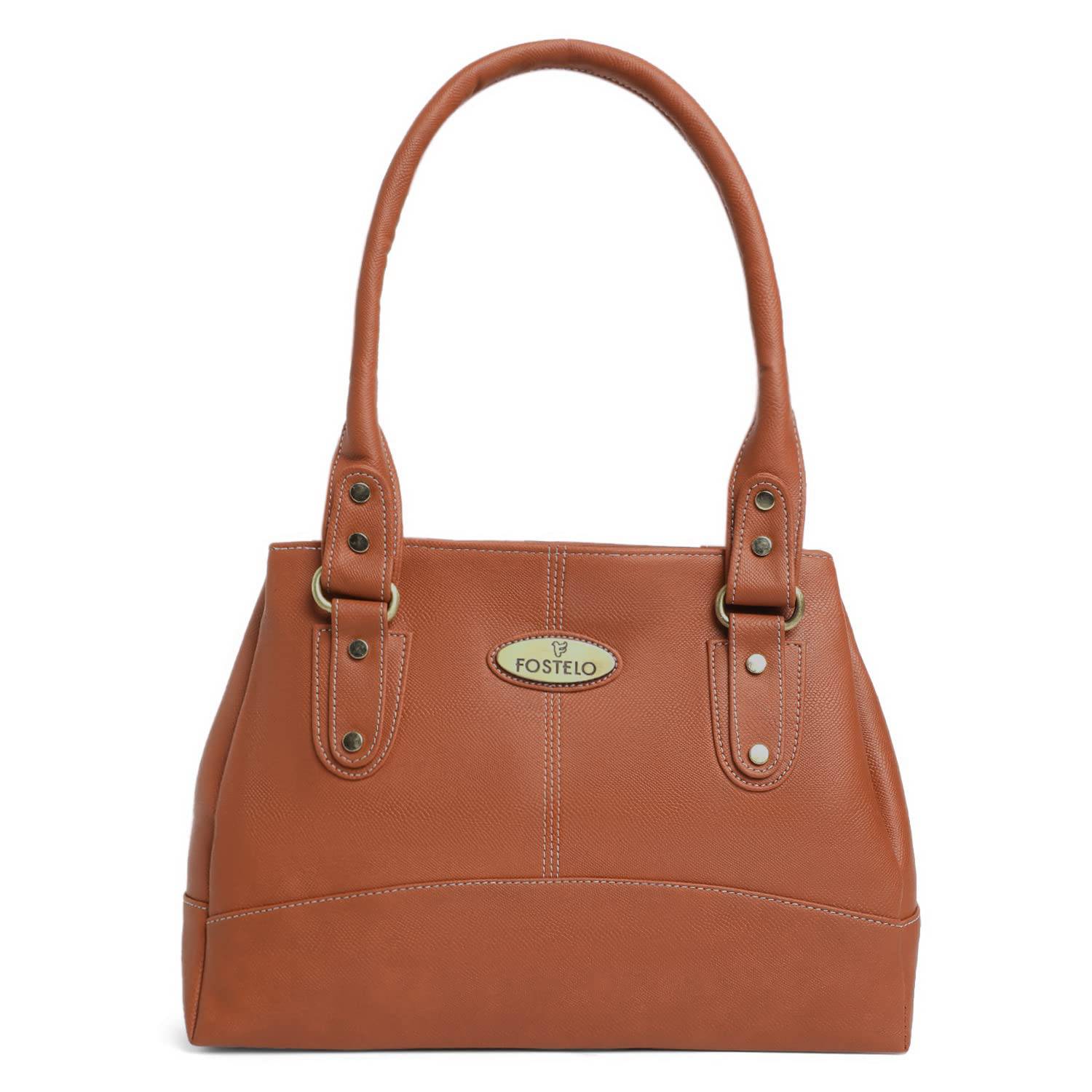 Women's Catlin Faux Leather Handbag (Large) - YuvaFlowers