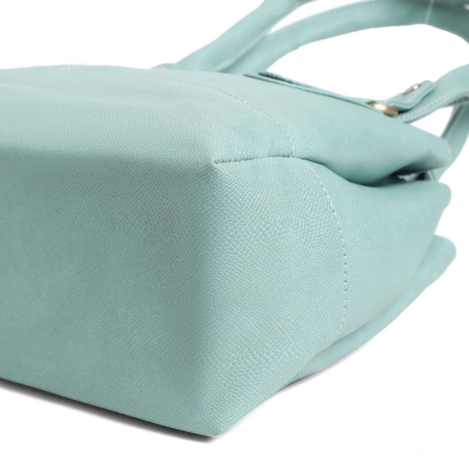 Women's Catlin Faux Leather Handbag (Large) - YuvaFlowers