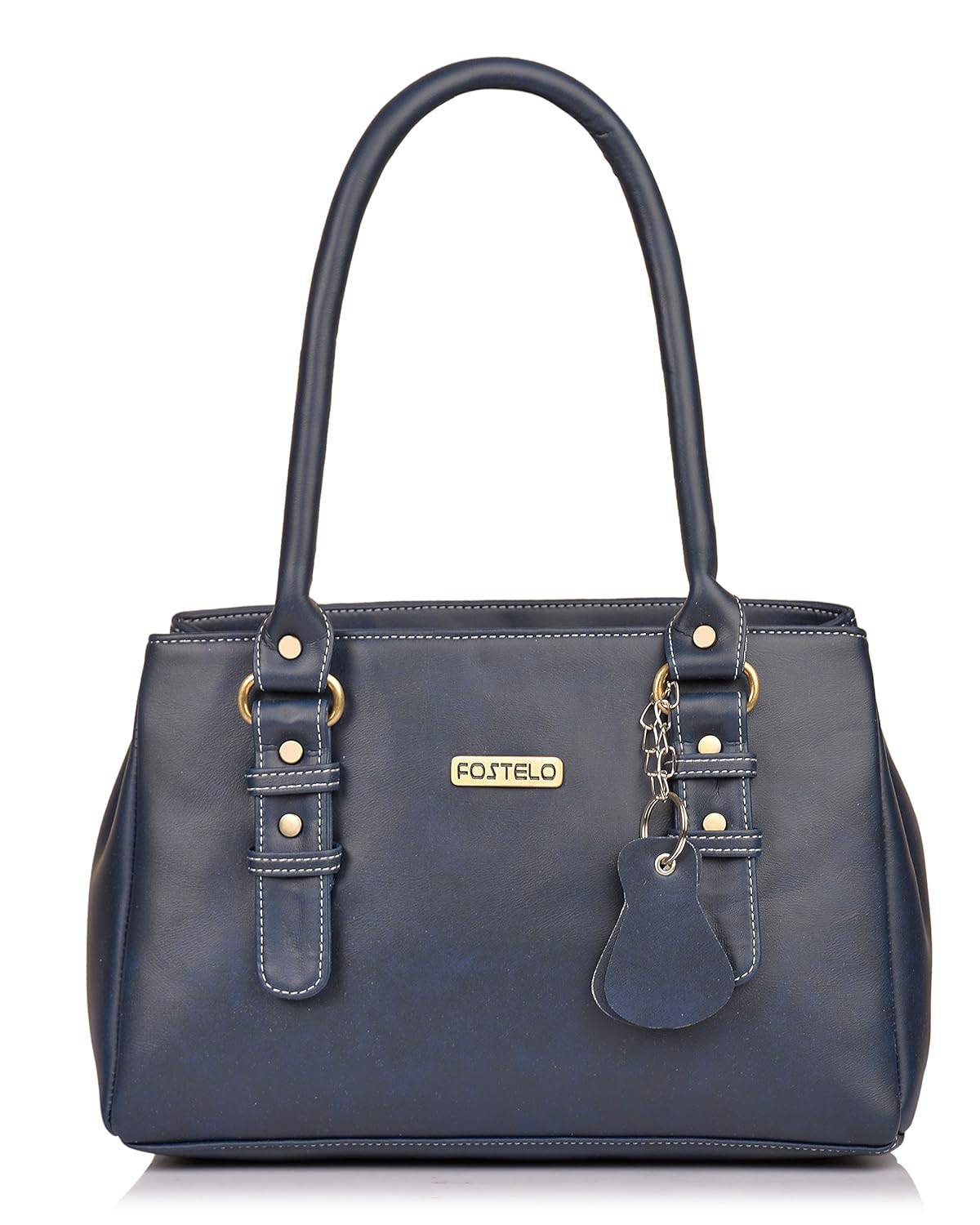 Women's Westside Faux Leather Handbag (Large) - YuvaFlowers