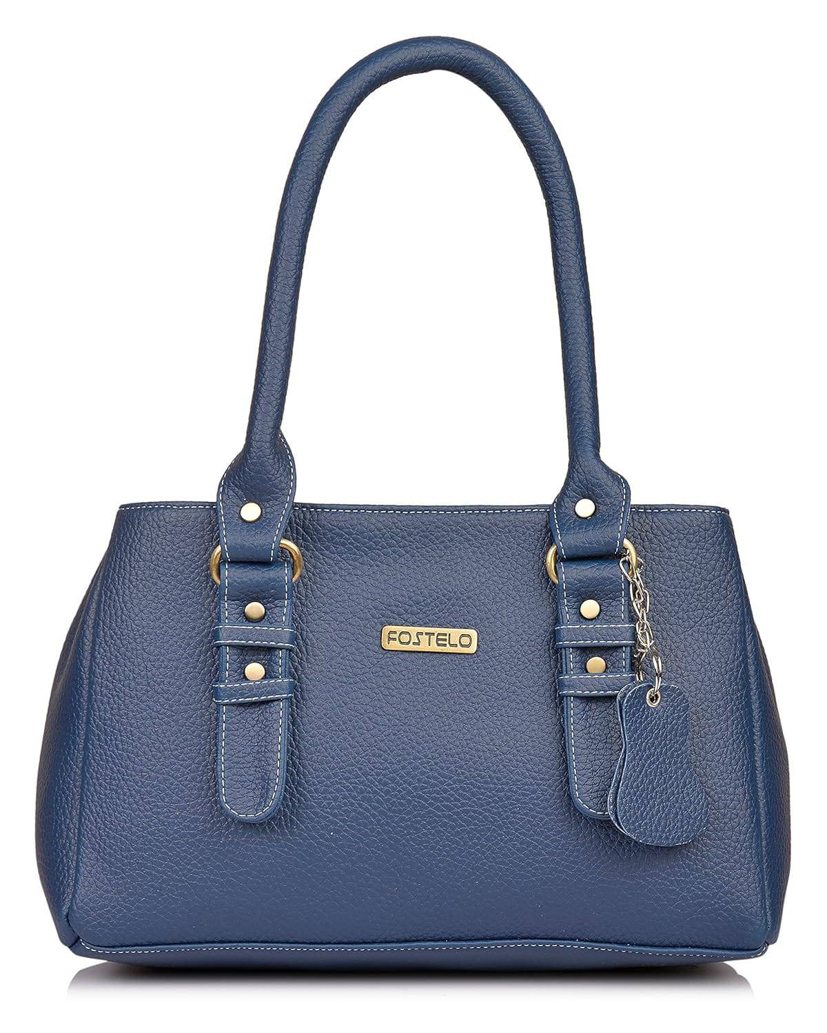 Women's Westside Faux Leather Handbag (Large) - YuvaFlowers
