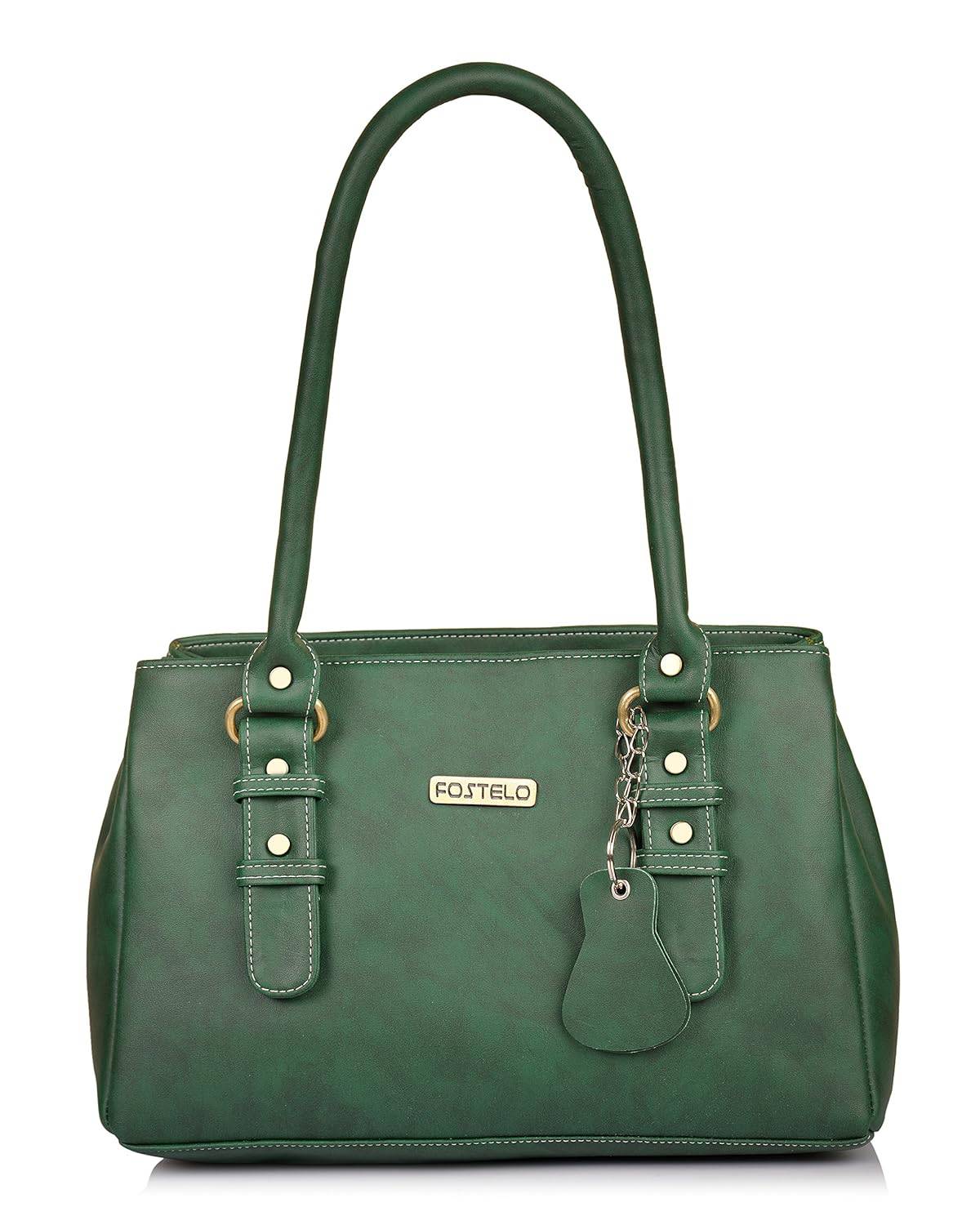 Women's Westside Faux Leather Handbag (Large) - YuvaFlowers