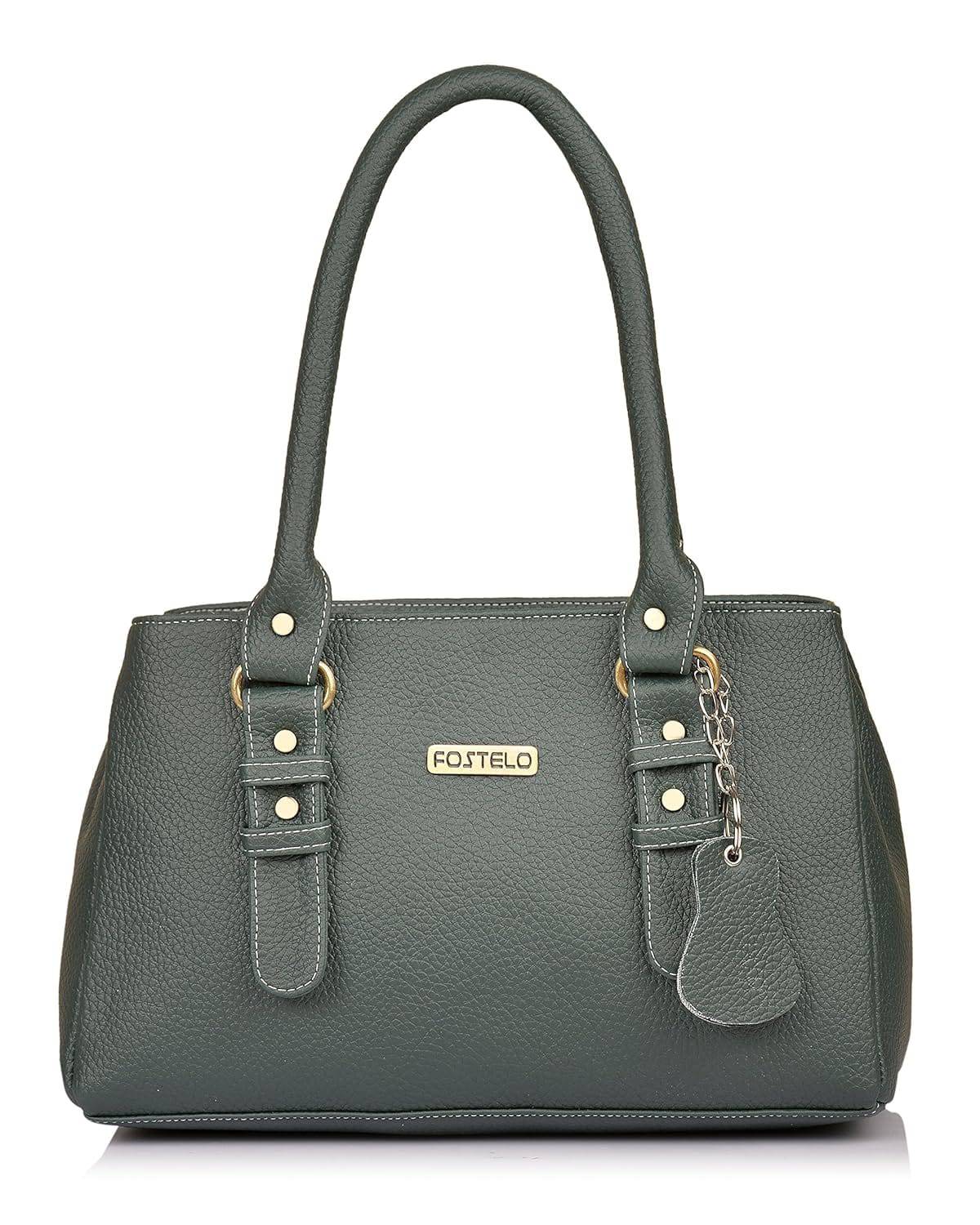 Women's Westside Faux Leather Handbag (Large) - YuvaFlowers