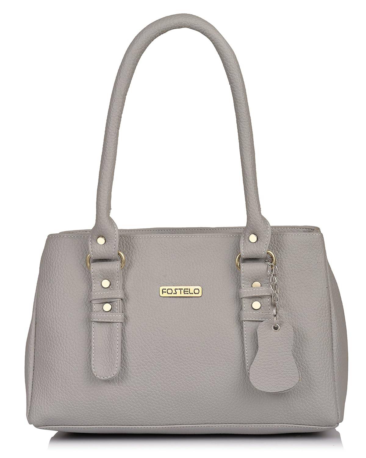 Women's Westside Faux Leather Handbag (Large) - YuvaFlowers