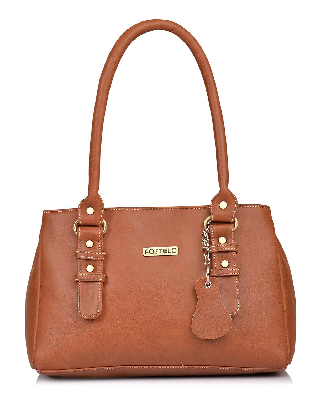 Women's Westside Faux Leather Handbag (Large) - YuvaFlowers