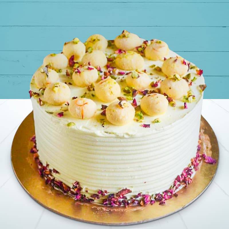 Yummy Delicious Rasmalai Cake - YuvaFlowers