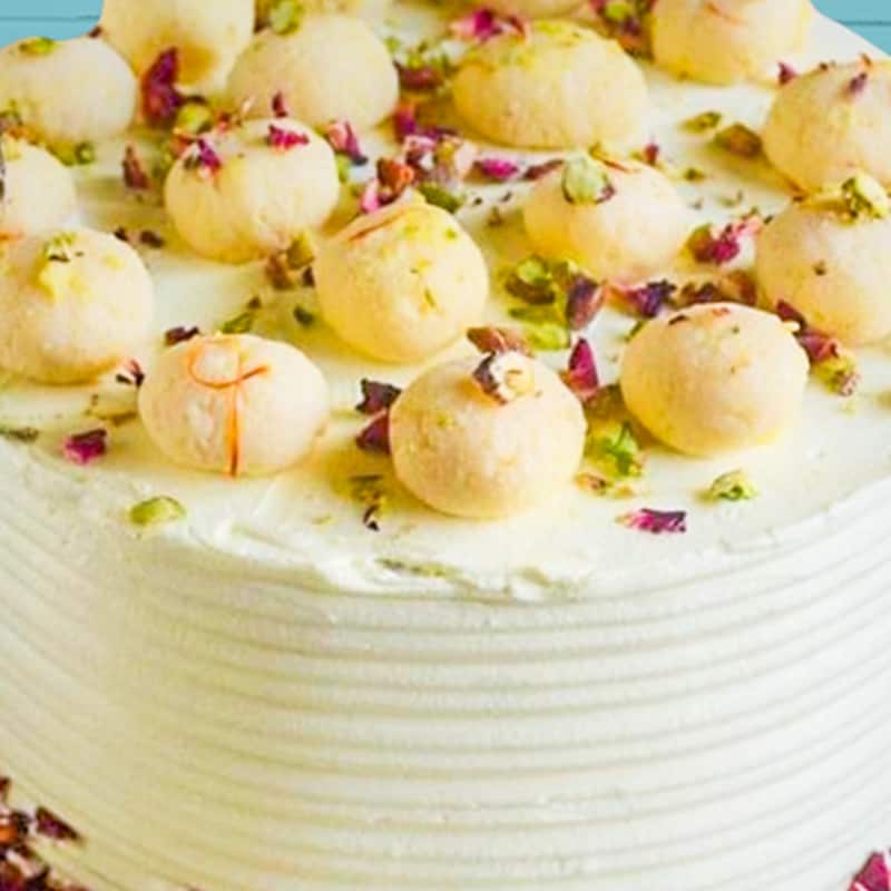 Yummy Delicious Rasmalai Cake - YuvaFlowers