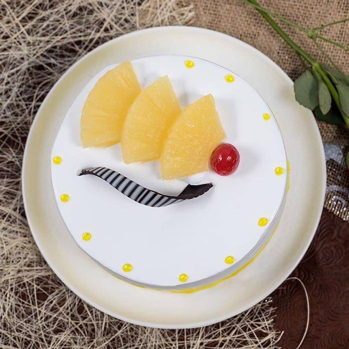 Yummy Pineapple Cake - YuvaFlowers
