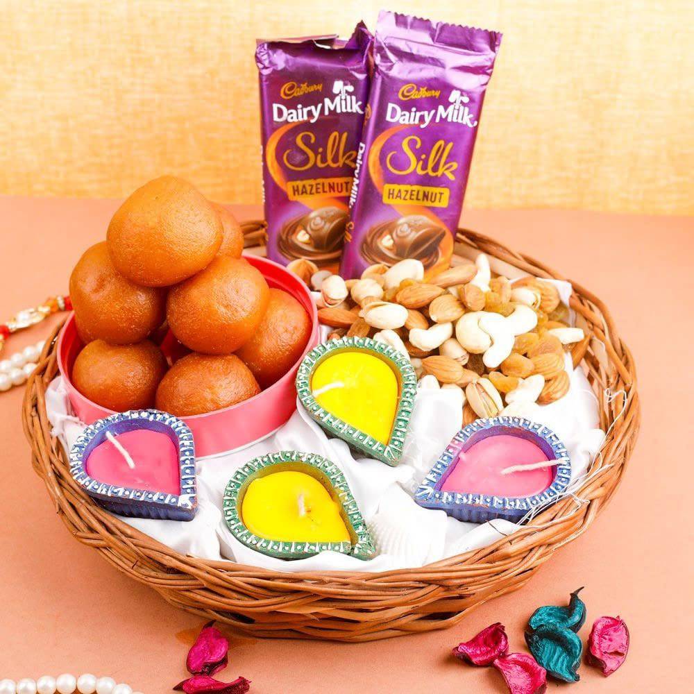 Yummy Sweets With Luck - YuvaFlowers